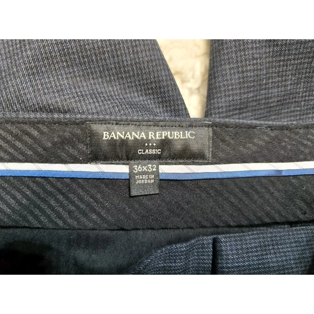 Banana‎ Republic Men's Classic Dress Pants  36x32 Gray